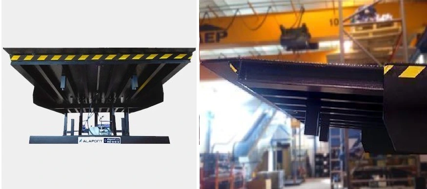 Muelle de carga rampa telescópica