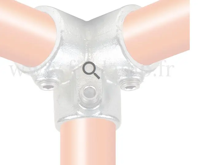 FITCLAMP / TUBEFITTINGS CONECTOR TUBO CODO 90º ESQUINERO B34 GALVA