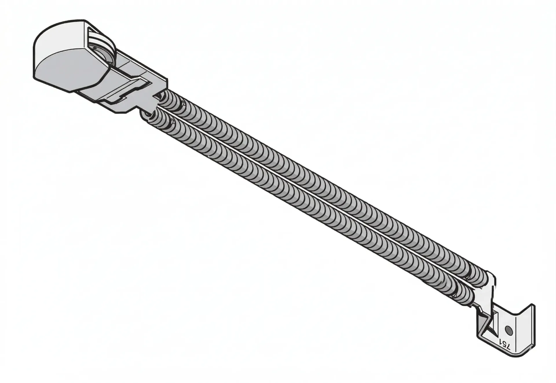 MUELLE HORMANN DE TRACCIÓN PUERTA SECCIONAL T2 (T2 Nº 756)